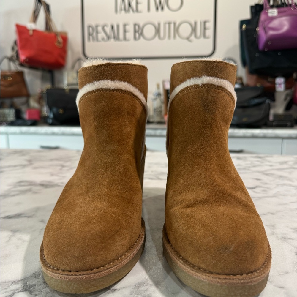 UGG 1018644 WOMEN'S KASEN WINTER BOOT CHESTNUT SIZE 8 - Picture 4 of 6